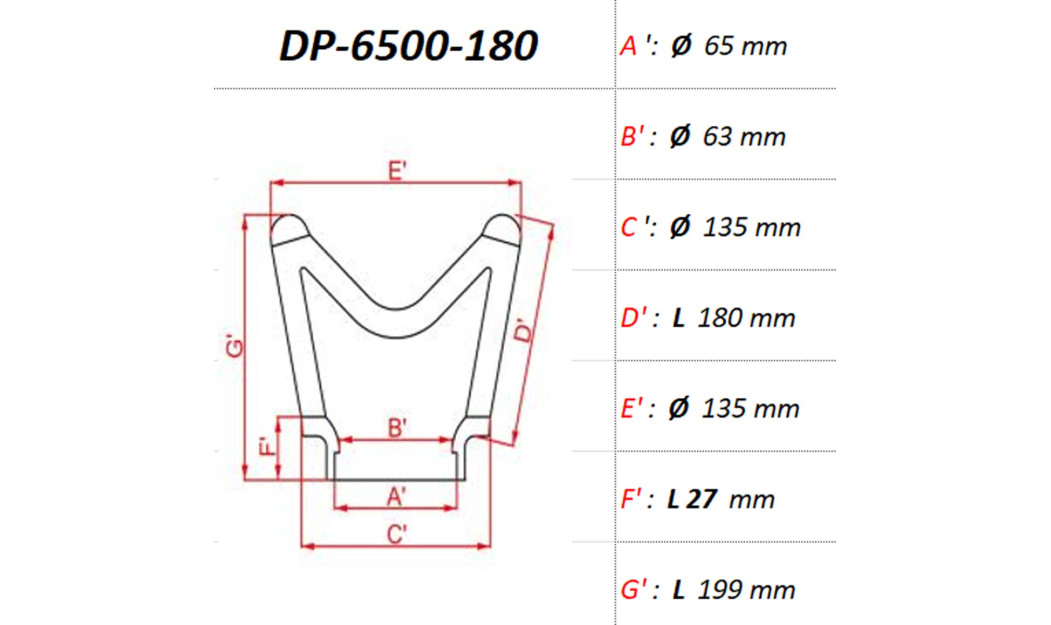 ΦΙΛΤΡΟ ΑΕΡΟΣ DNA DP-SERIES UNIVERSAL CLAMP ON ID 65MM