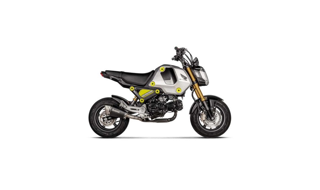 AKRAPOVIC ΕΞΑΤΜΙΣΗ HONDA MSX 125 / GROM 125 21-26 STREET LEGAL