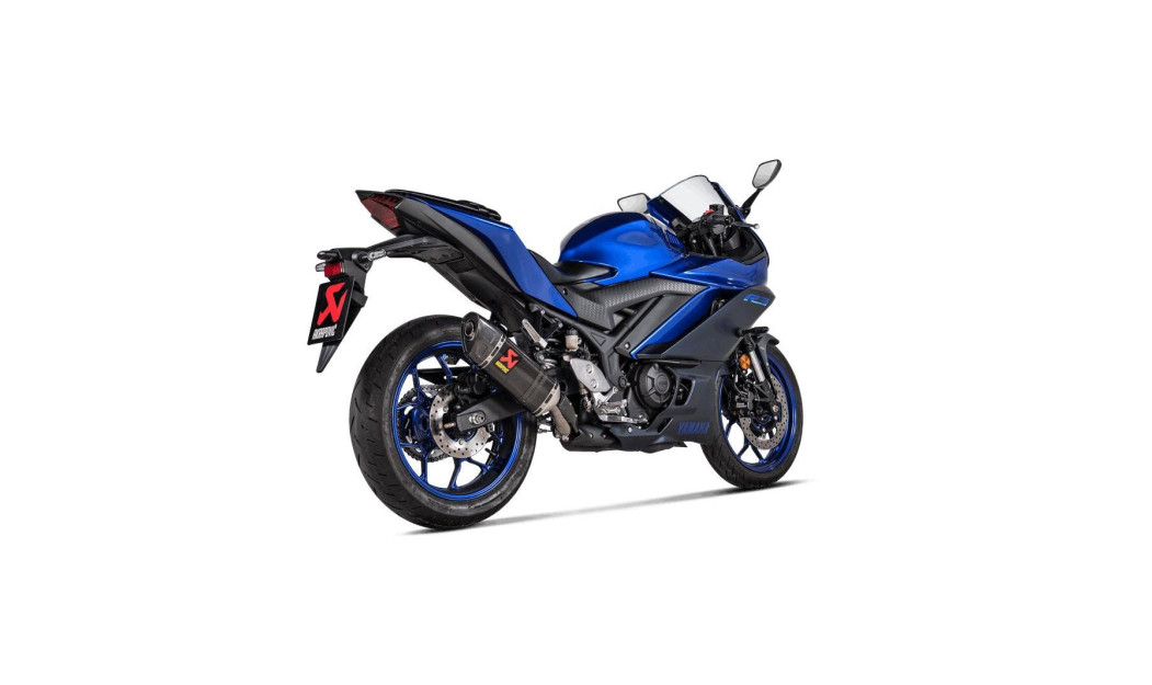 AKRAPOVIC ΕΞΑΤΜΙΣΗ YAMAHA MT-03 22-24 / YZF R3 22-24 STREET LEGAL