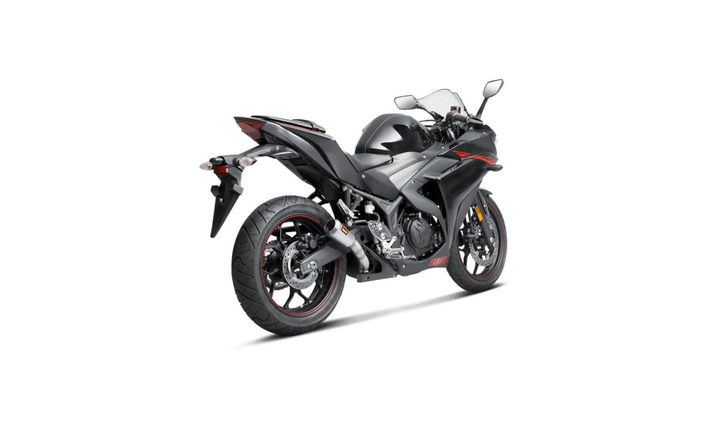AKRAPOVIC ΕΞΑΤΜΙΣΗ YAMAHA MT-03 16-21 / YZF R3 15-21 / YZF R25 14-21 OPEN