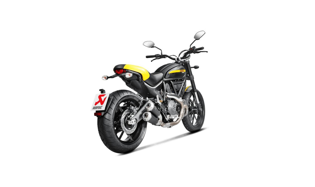 AKRAPOVIC ΕΞΑΤΜΙΣΗ DUCATI SCRAMBLER ICON / URBAN ENDURO / CLASSIC / FULL THROTTLE 15-20 OPEN