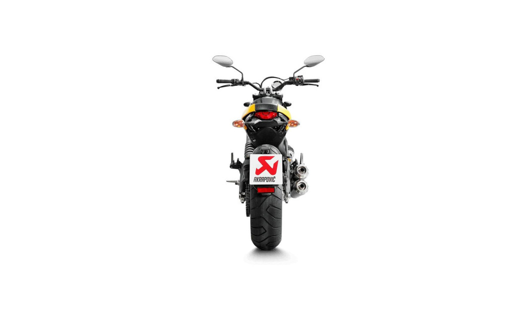 AKRAPOVIC ΕΞΑΤΜΙΣΗ DUCATI SCRAMBLER ICON / URBAN ENDURO / CLASSIC / FULL THROTTLE 15-20 OPEN