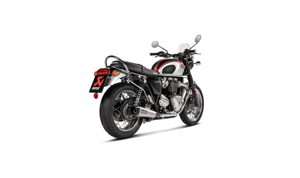 AKRAPOVIC ΕΞΑΤΜΙΣΗ TRIUMPH BONEVILLE T100 17-20 / BONEVILLE T120 16-20 STREET LEGAL