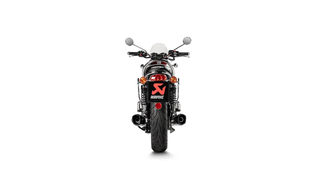 AKRAPOVIC ΕΞΑΤΜΙΣΗ TRIUMPH BONEVILLE T100 17-20 / BONEVILLE T120 16-20 STREET LEGAL