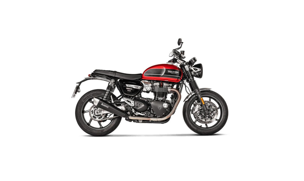 AKRAPOVIC ΕΞΑΤΜΙΣΗ TRIUMPH SPEED TWIN 1200 19-20 - THRUXTON / R / RS 16-20 STREET LEGAL