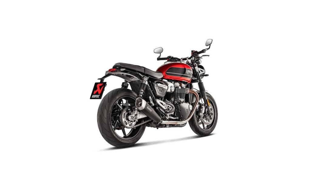 AKRAPOVIC ΕΞΑΤΜΙΣΗ TRIUMPH SPEED TWIN 1200 19-20 - THRUXTON / R / RS 16-20 STREET LEGAL