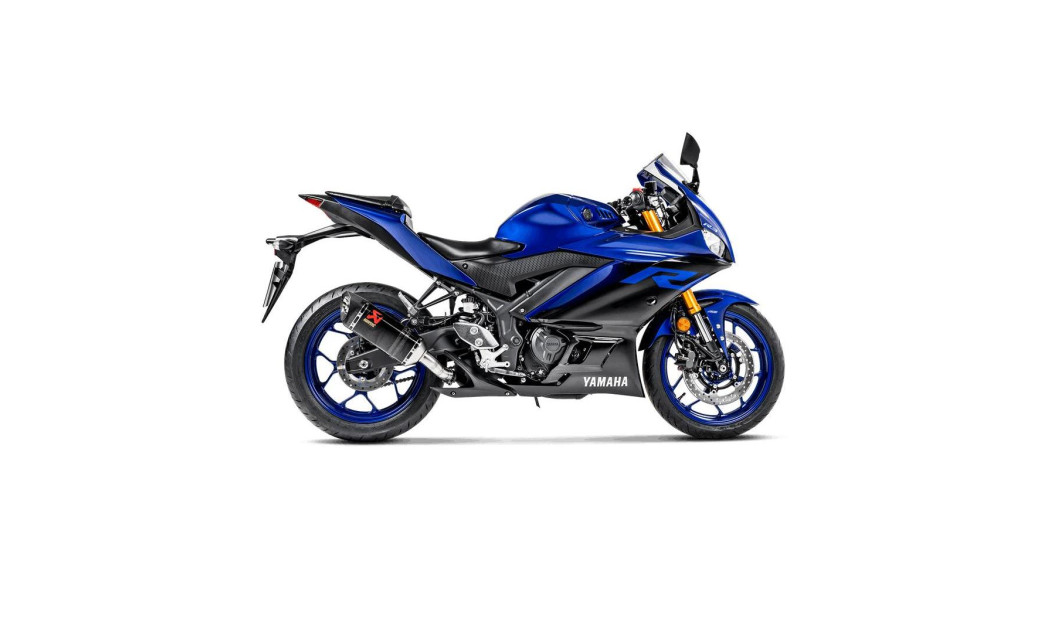 AKRAPOVIC ΕΞΑΤΜΙΣΗ YAMAHA MT-03 16-21 / YZF R3 15-21 / YZF R25 14-21 STREET LEGAL
