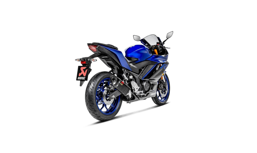 AKRAPOVIC ΕΞΑΤΜΙΣΗ YAMAHA MT-03 16-21 / YZF R3 15-21 / YZF R25 14-21 STREET LEGAL