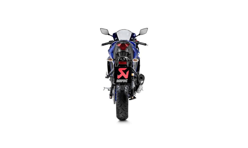 AKRAPOVIC ΕΞΑΤΜΙΣΗ YAMAHA MT-03 16-21 / YZF R3 15-21 / YZF R25 14-21 STREET LEGAL
