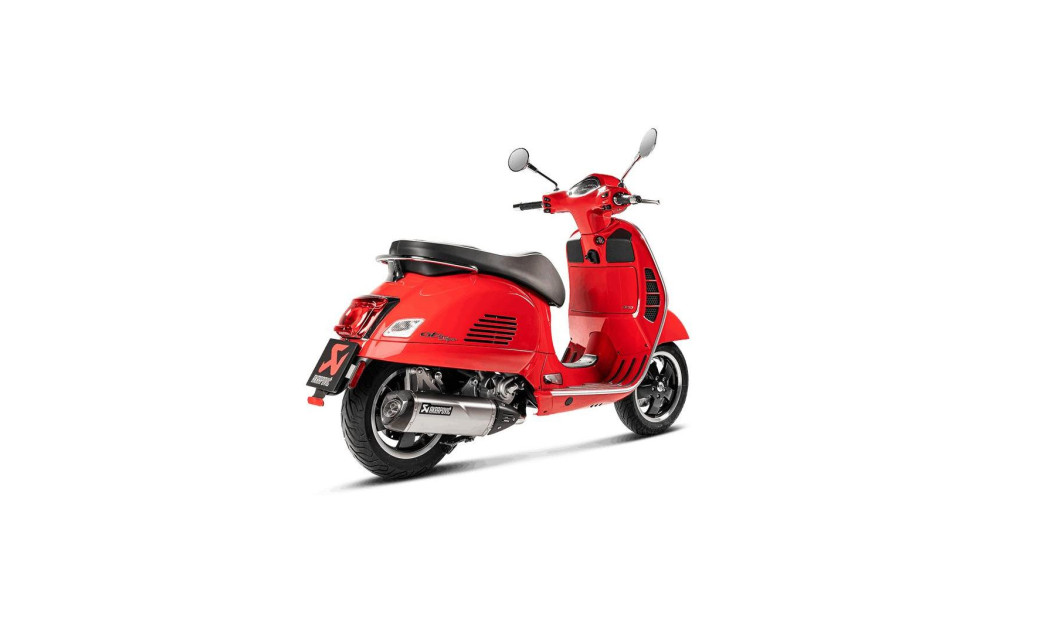 AKRAPOVIC ΕΞΑΤΜΙΣΗ VESPA GTV 250 06-13 / GTV 300 10-17 / GTS 125 IE SUPER 09-16 / GTS 250 05-13 / GTS 300 08-20 ST. LEGAL