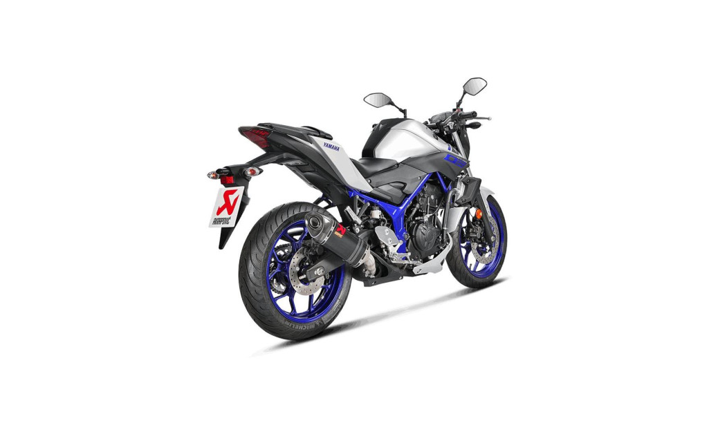 AKRAPOVIC ΕΞΑΤΜΙΣΗ YAMAHA MT-03 16-20 / YZF R3 15-20 / YZF R25 14-20 STREET LEGAL