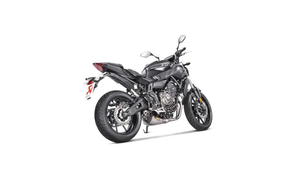 AKRAPOVIC ΕΞΑΤΜΙΣΗ YAMAHA MT-07 14-20 / FZ-07 14-20 / TRACER 700 16-19 / XSR 700 16-20 RACING STREET LEGAL
