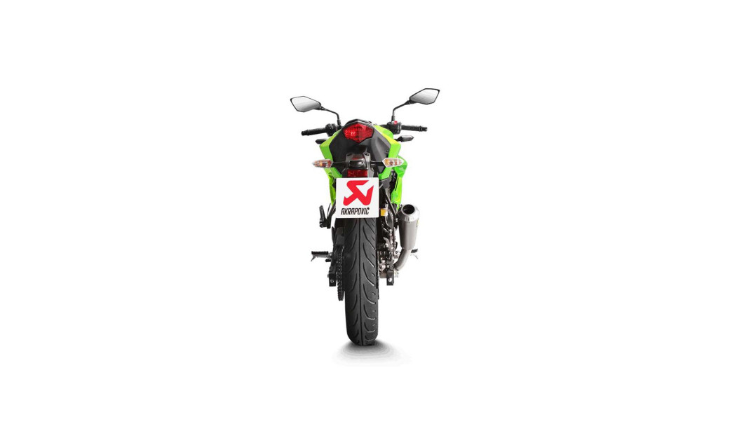 AKRAPOVIC ΕΞΑΤΜΙΣΗ KAWASAKI NINJA 250 SL 15-17 / Z 250 SL 15-17 / Z 125 - NINJA 125 19-24 OPEN