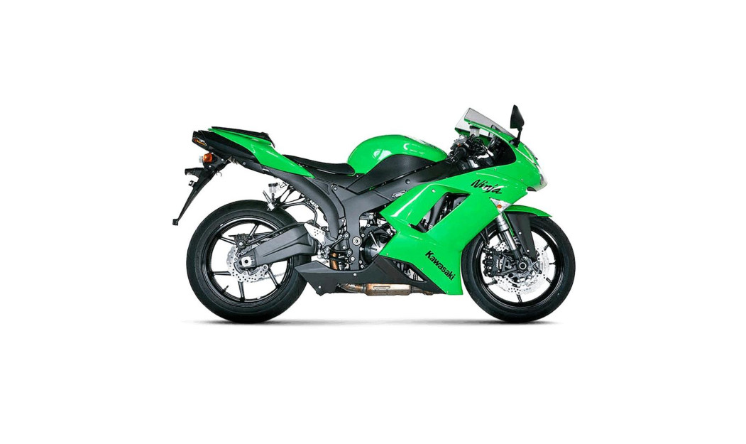 AKRAPOVIC ΕΞΑΤΜΙΣΗ KAWASAKI ZX-6 R 07-08 STREET LEGAL
