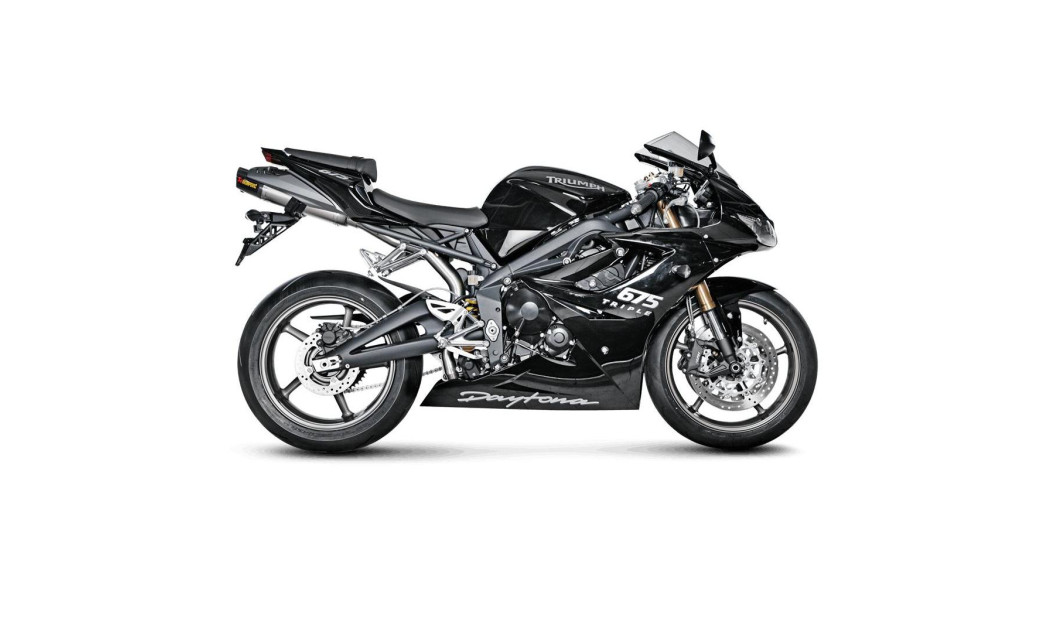 AKRAPOVIC ΕΞΑΤΜΙΣΗ TRIUMPH DAYTONA 675 06-08 / DAYTONA 675 09-12 / DAYTONA 675 R 11-12 STREET LEGAL