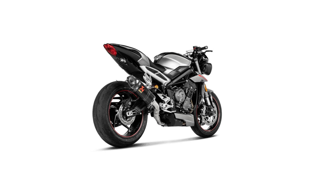 AKRAPOVIC ΕΞΑΤΜΙΣΗ TRIUMPH STREET TRIPLE 765 S / R / RS 17-19