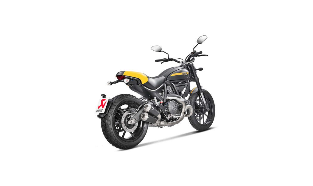 ΛΑΙΜΟΙ AKRAPOVIC DUCATI SCRAMBLER ICON/URBAN ENDURO/CLASSIC/FULL THROTTLE 15-20