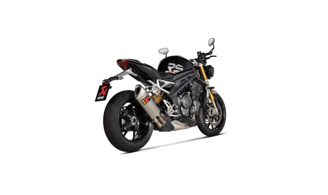 AKRAPOVIC ΕΞΑΤΜΙΣΗ TRIUMPH SPEED TRIPLE 1200 RS / RR 21-24 STREET LEGAL