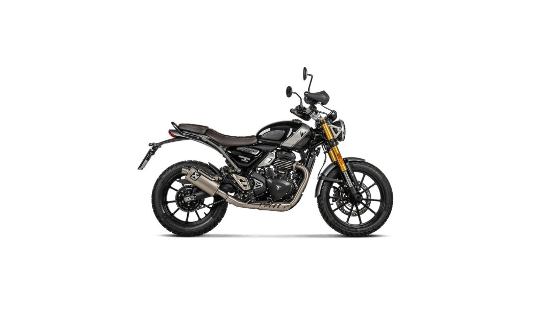 AKRAPOVIC ΕΞΑΤΜΙΣΗ TRIUMPH SCRAMBLER 400 X / SPEED 400 23-24 OPEN