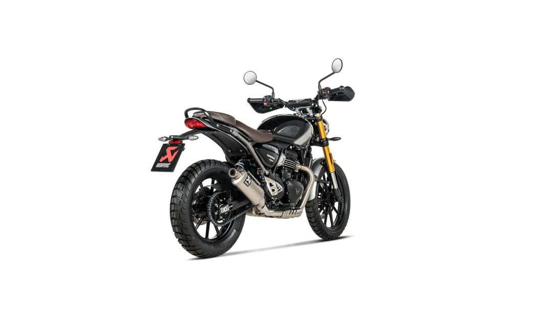AKRAPOVIC ΕΞΑΤΜΙΣΗ TRIUMPH SCRAMBLER 400 X / SPEED 400 23-24 OPEN