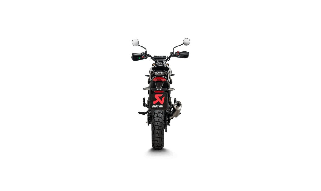 AKRAPOVIC ΕΞΑΤΜΙΣΗ TRIUMPH SCRAMBLER 400 X / SPEED 400 23-24 OPEN