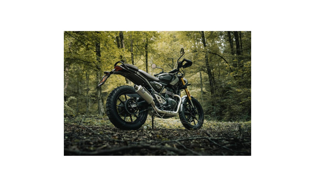 AKRAPOVIC ΕΞΑΤΜΙΣΗ TRIUMPH SCRAMBLER 400 X / SPEED 400 23-24 OPEN