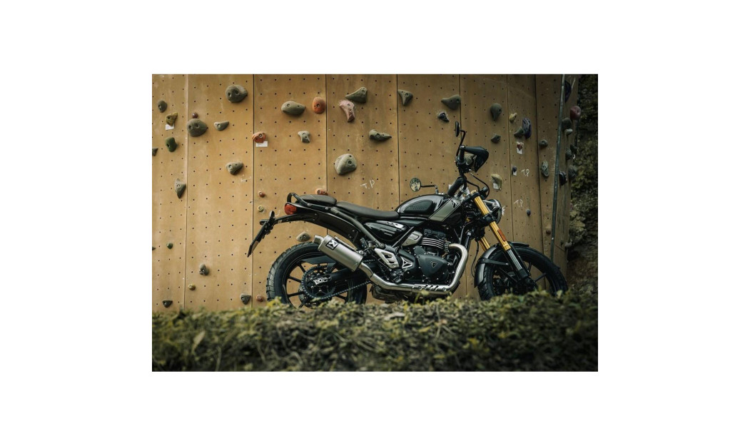 AKRAPOVIC ΕΞΑΤΜΙΣΗ TRIUMPH SCRAMBLER 400 X / SPEED 400 23-24 OPEN