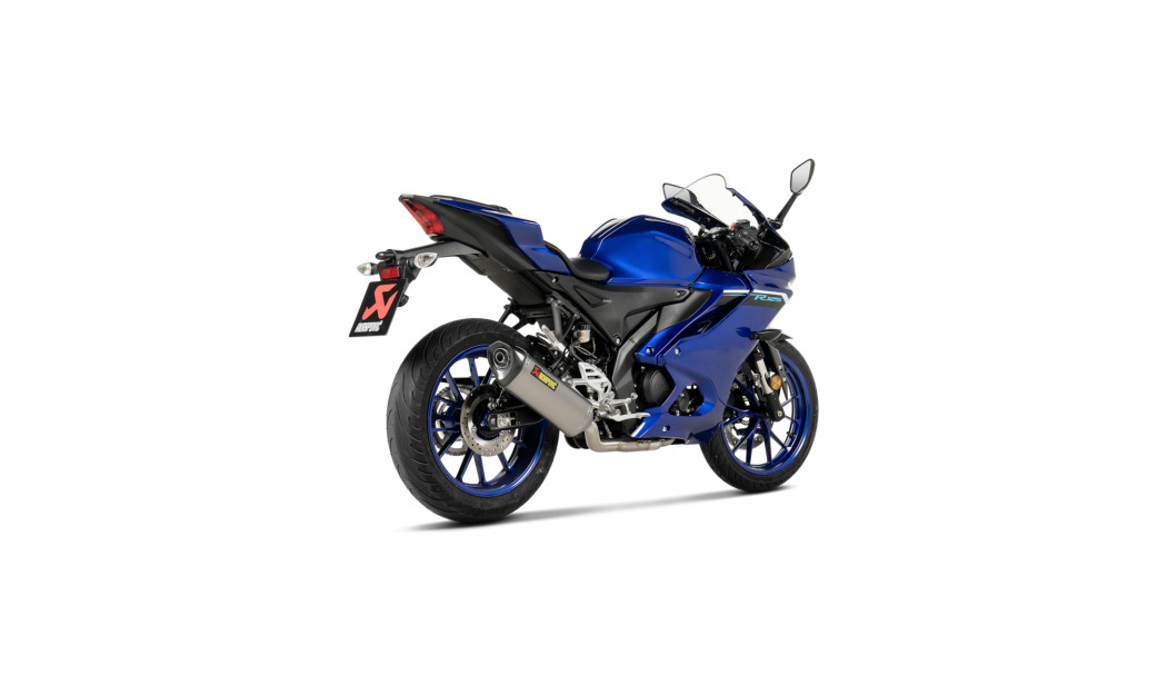 AKRAPOVIC ΕΞΑΤΜΙΣΗ YAMAHA YZF 125R 21-26 / ΜΤ 125 21-26 / YZF R25 21-26 RACING STREET LEGAL
