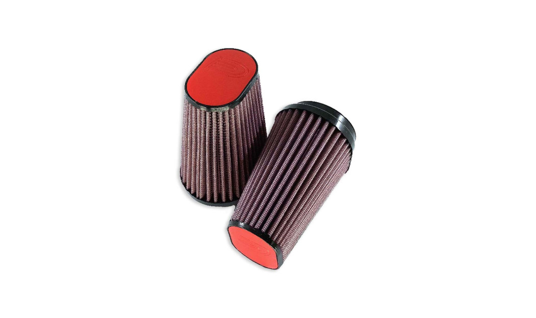 DNA UNIVERSAL OVAL FILTER ID62MM-SET_LEATHER-RED