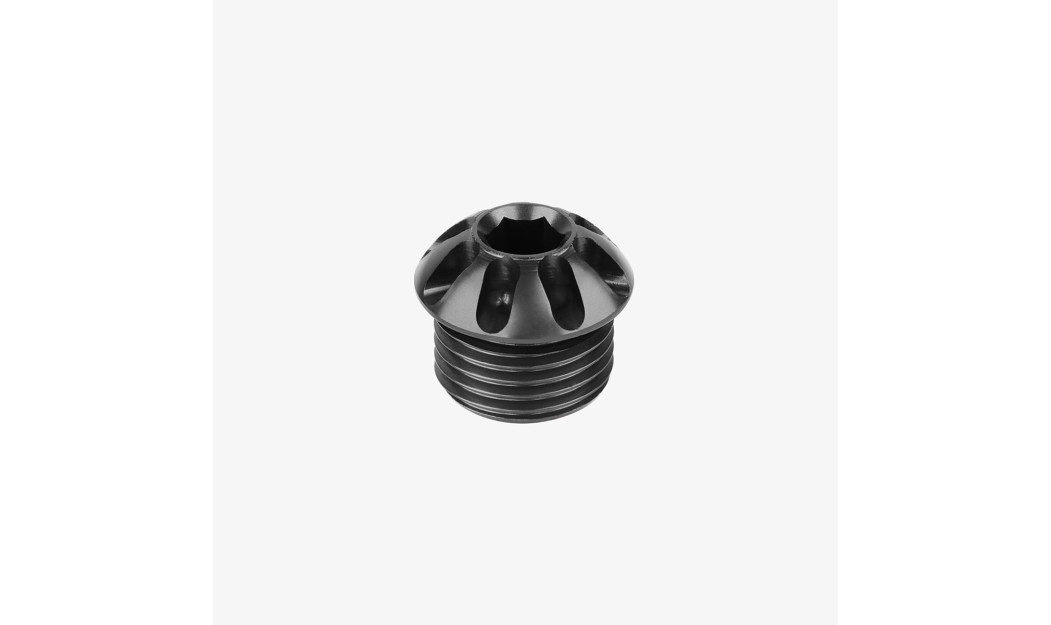 BONAMICI FOOTPEG CAP - PLASTIC BLACK COLOR