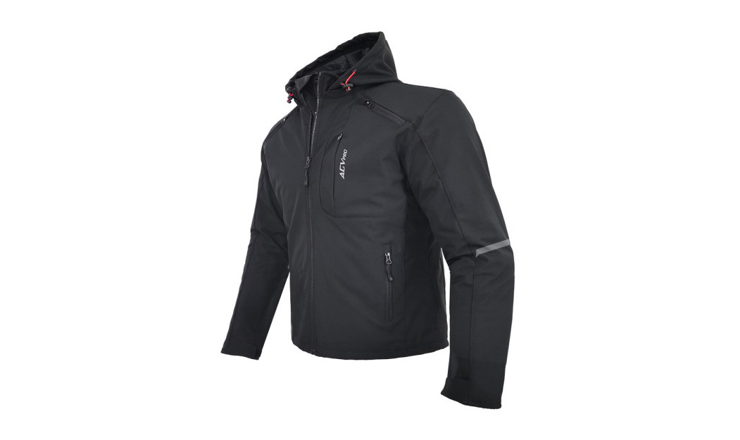 AGVPRO URBANO-DR ΜΠΟΥΦΑΝ ΜΗΧΑΝΗΣ SOFT SHELL ΜΑΥΡΟ