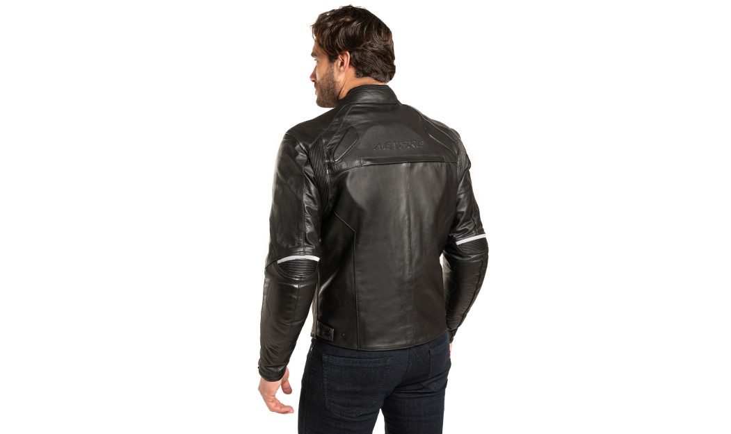 AGVPRO RAPTOR D1 ΜΠΟΥΦΑΝ ΜΗΧΑΝΗΣ ΔΕΡΜΑΤΙΝΟ ΜΑΥΡΟ