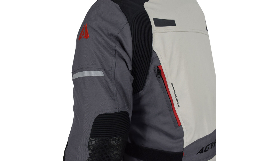 AGVPRO TORNADO DRY-TEX ΜΠΟΥΦΑΝ ΜΑΥΡΟ-ΓΚΡΙ 3/4 