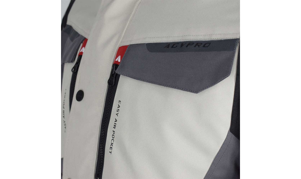 AGVPRO TORNADO DRY-TEX ΜΠΟΥΦΑΝ ΜΑΥΡΟ-ΓΚΡΙ 3/4 