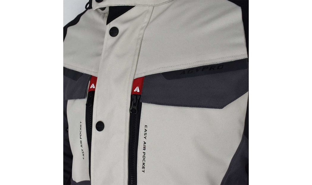 AGVPRO TORNADO DRY-TEX ΜΠΟΥΦΑΝ ΜΑΥΡΟ-ΓΚΡΙ 3/4 