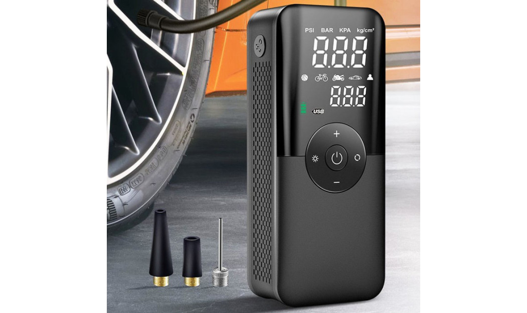 CARSUN TIRE INFLATOR ΤΡΟΜΠΑ ΧΕΙΡΟΣ C3106-V2.0 2 x 2000mAh
