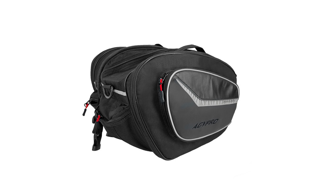 AGVPRO G350 EXPLORER ΑΔΙΑΒΡΟΧΕΣ ΤΣΑΝΤΕΣ ΠΛΑΪΝΕΣ 36/58L CARBON ΜΑΥΡΕΣ