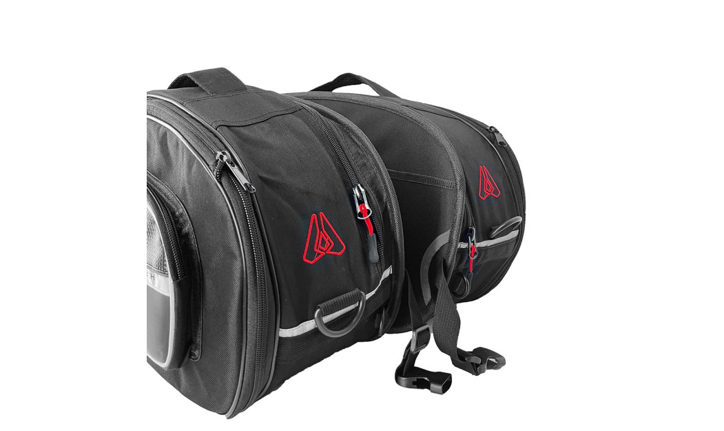 AGVPRO G350 EXPLORER ΑΔΙΑΒΡΟΧΕΣ ΤΣΑΝΤΕΣ ΠΛΑΪΝΕΣ 36/58L CARBON ΜΑΥΡΕΣ