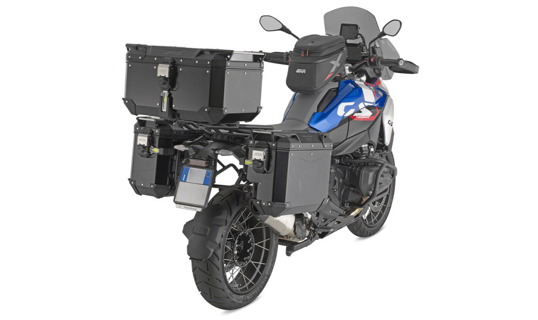 ΒΑΛΙΤΣΑ ΜΗΧΑΝΗΣ ΤΕΤΡΑΓΩΝΗ ΑΛΟΥΜΙΝΙΟΥ ΜΑΥΡΗ GIVI OBKEV58B EVO 58LT MONOKEY ΧΩΡΙΣ ΠΙΑΣΤΡΑ ΚΑΙ ΚΛΕΙΔΙ