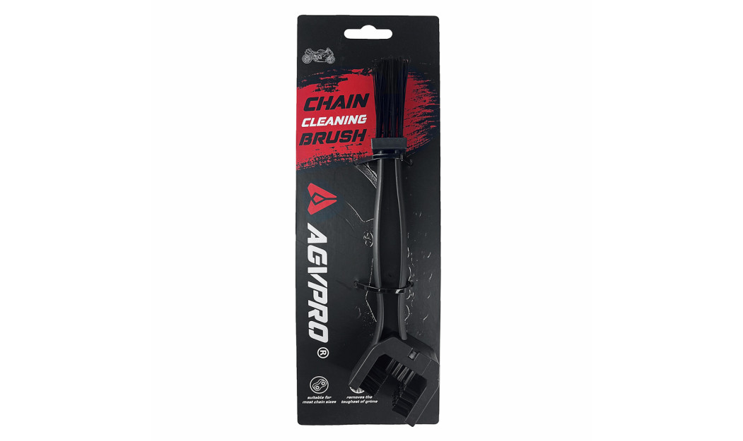 ΒΟΥΡΤΣΑ ΚΑΘΑΡΙΣΜΟΥ ΑΛΥΣΙΔΑΣ AGVPRO CHAIN BRUSH BLACK