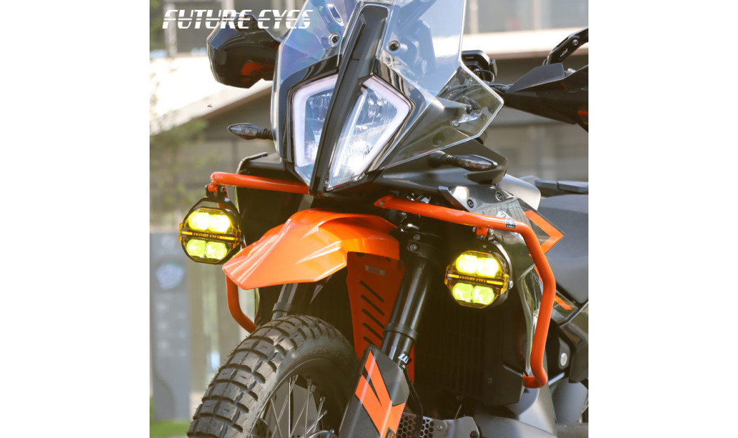 FUTURE EYES X100 LED 180W IP67 15000LM ΠΡΟΒΟΛΑΚΙΑ ΜΗΧΑΝΗΣ ΣΕΤ ΛΕΥΚΟ/ ΚΙΤΡΙΝΟ