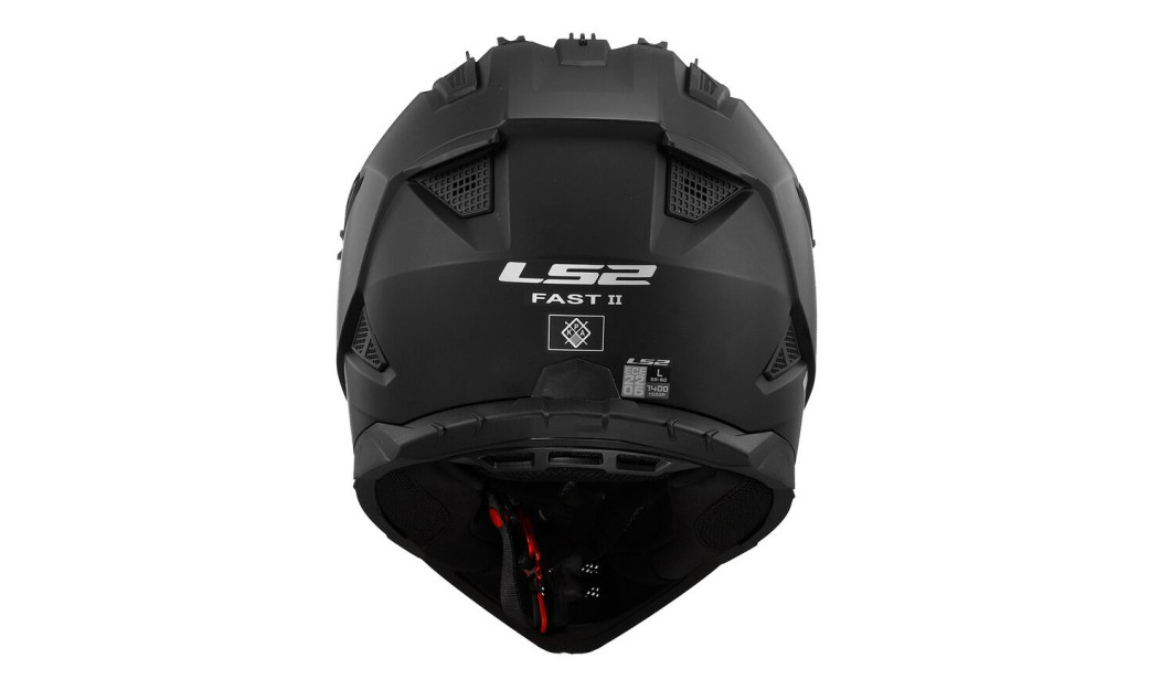 LS2 FAST II MX708 ΚΡΑΝΟΣ OFF-ROAD MATT BLACK