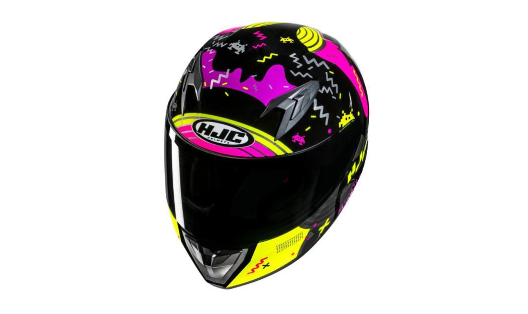 HJC Y10 MIKA MC3H ΠΑΙΔΙΚΟ ΚΡΑΝΟΣ ΜΗΧΑΝΗΣ FULL FACE BLACK YELLOW