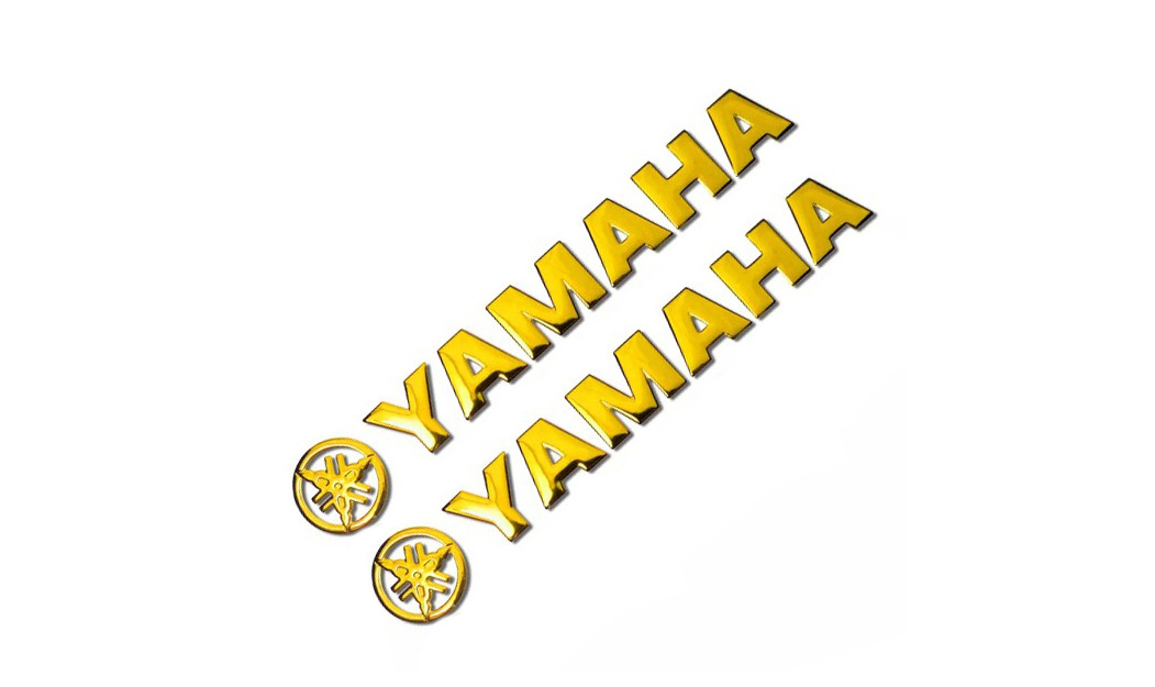 YAMAHA ΑΥΤΟΚΟΛΛΗΤΟ ΣΗΜΑ 3D 2 ΤΕΜ. ΧΡΥΣΟ 