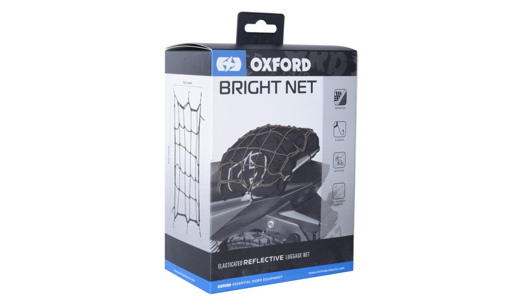 OXFORD CARGO BRIGHT NET-BLACK REFLECTIVE 32 X 32cm OX658